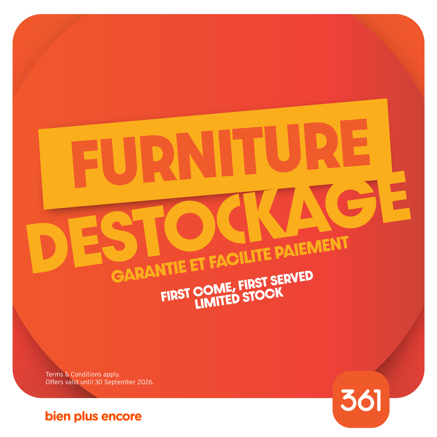 FURNITURE DESTOCKAGE